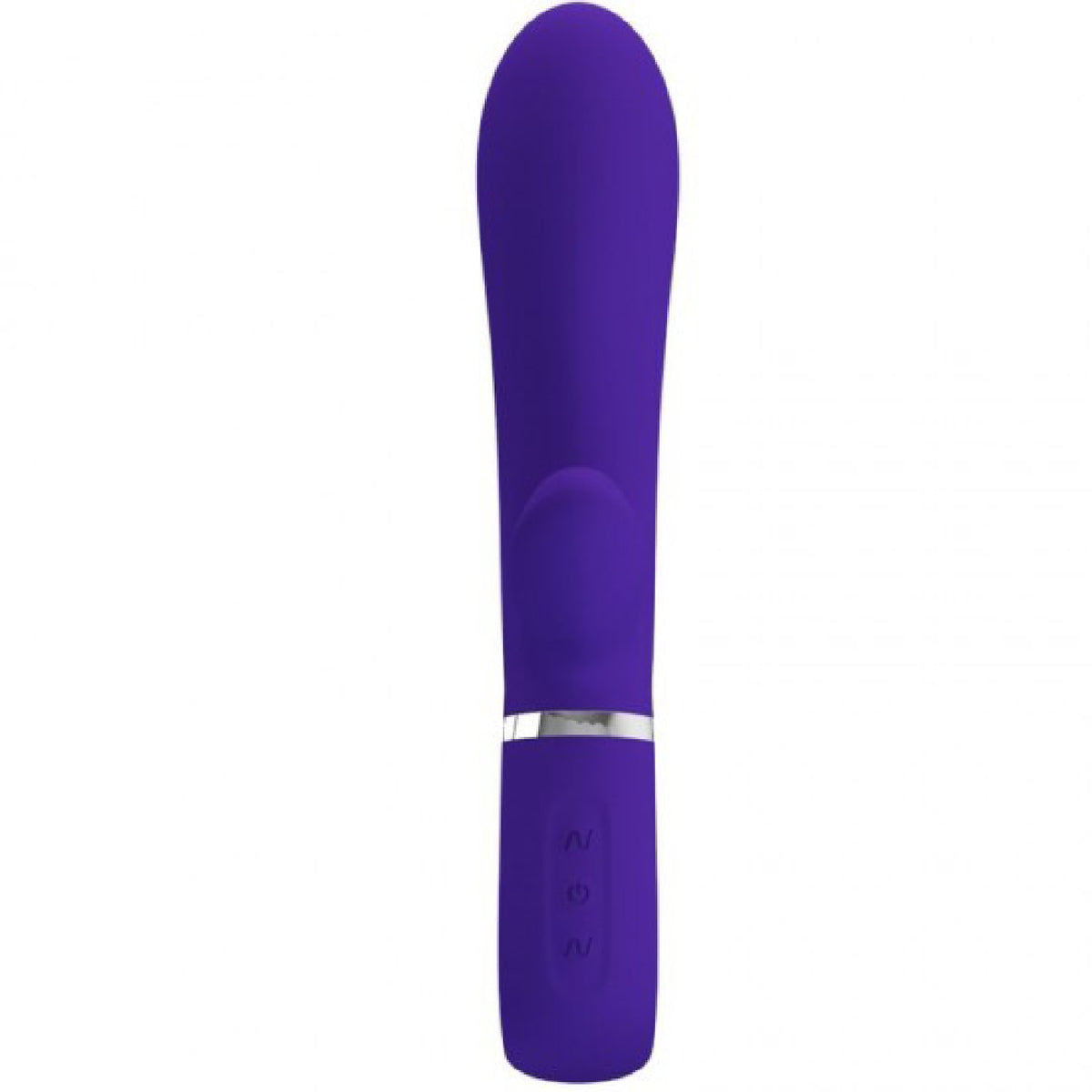 Thomas Super Soft Silicone Rabbit Vibrator -  Purple