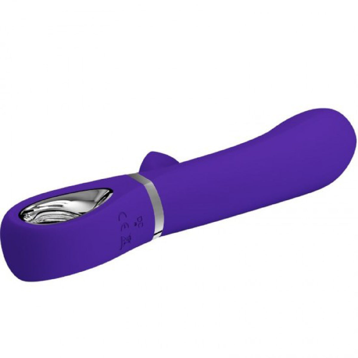 Thomas Super Soft Silicone Rabbit Vibrator - Purple