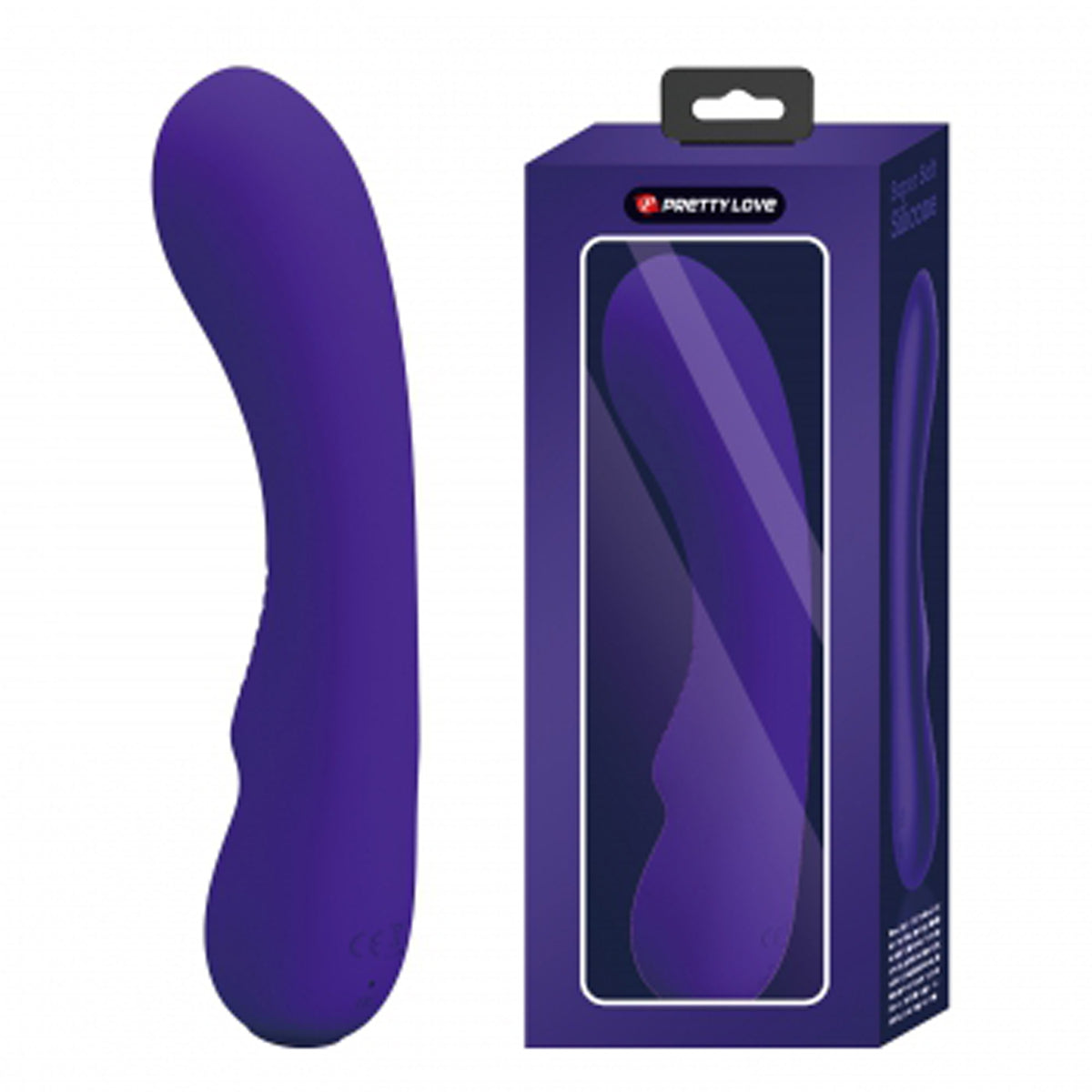 Matt Super Soft Silicone Vibrator - Purple