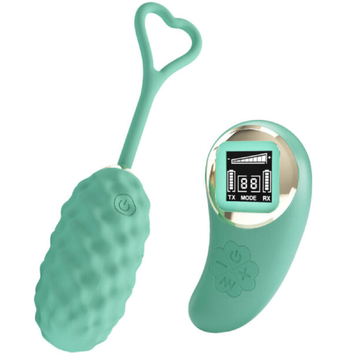 Vivian Remote Control Vibrating Egg - Turquoise