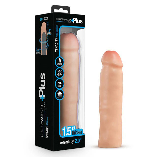 Performance Plus 2 Inch Silicone Penis Xtender  - Beige