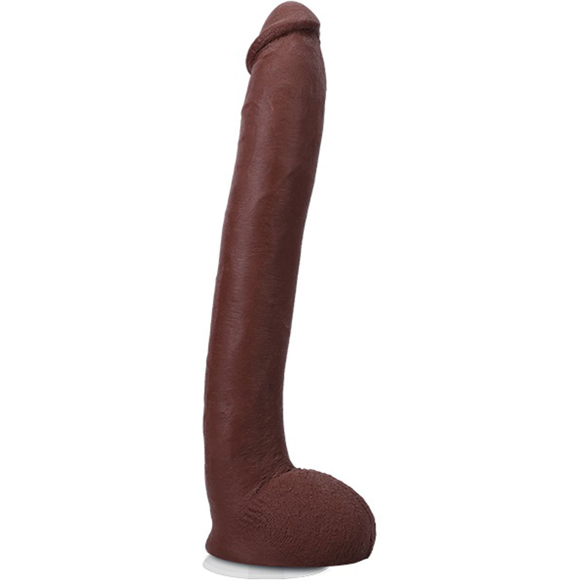 Signature Cocks Hollywood Cash 11&quot; Cock With Removable Vac-U-Lock Suction Cup - Chocolate