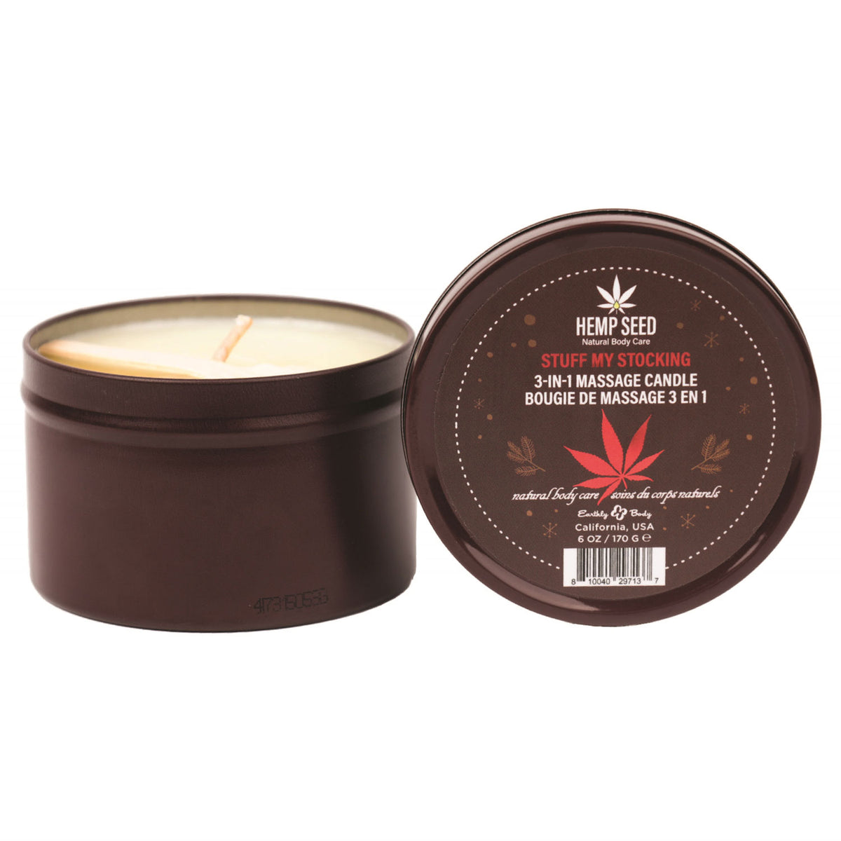 Hemp Seed 3 in 1 Massage Candle Stuff My Stocking - 6oz Default Title