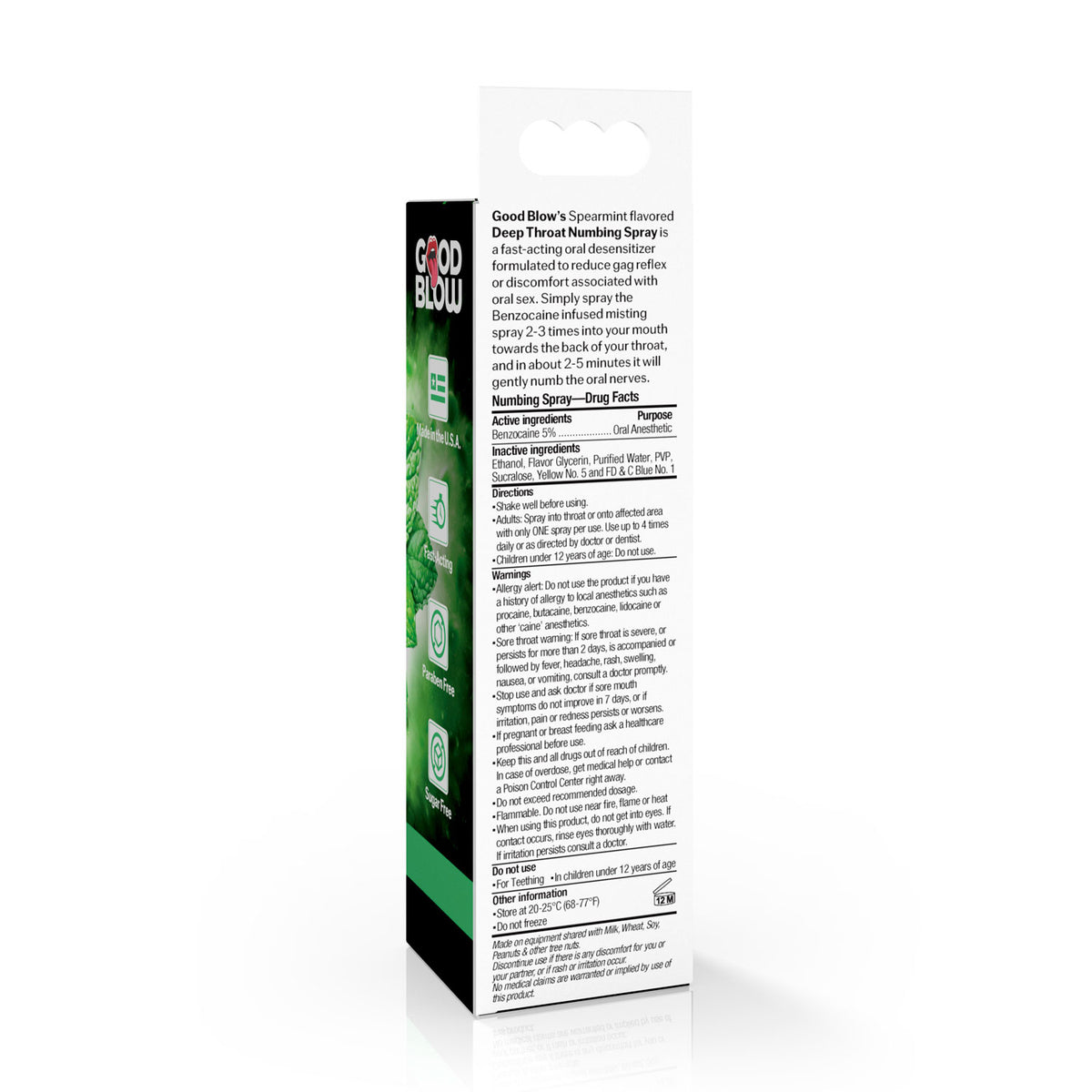 Deep Throat Spray 1oz - Spearmint