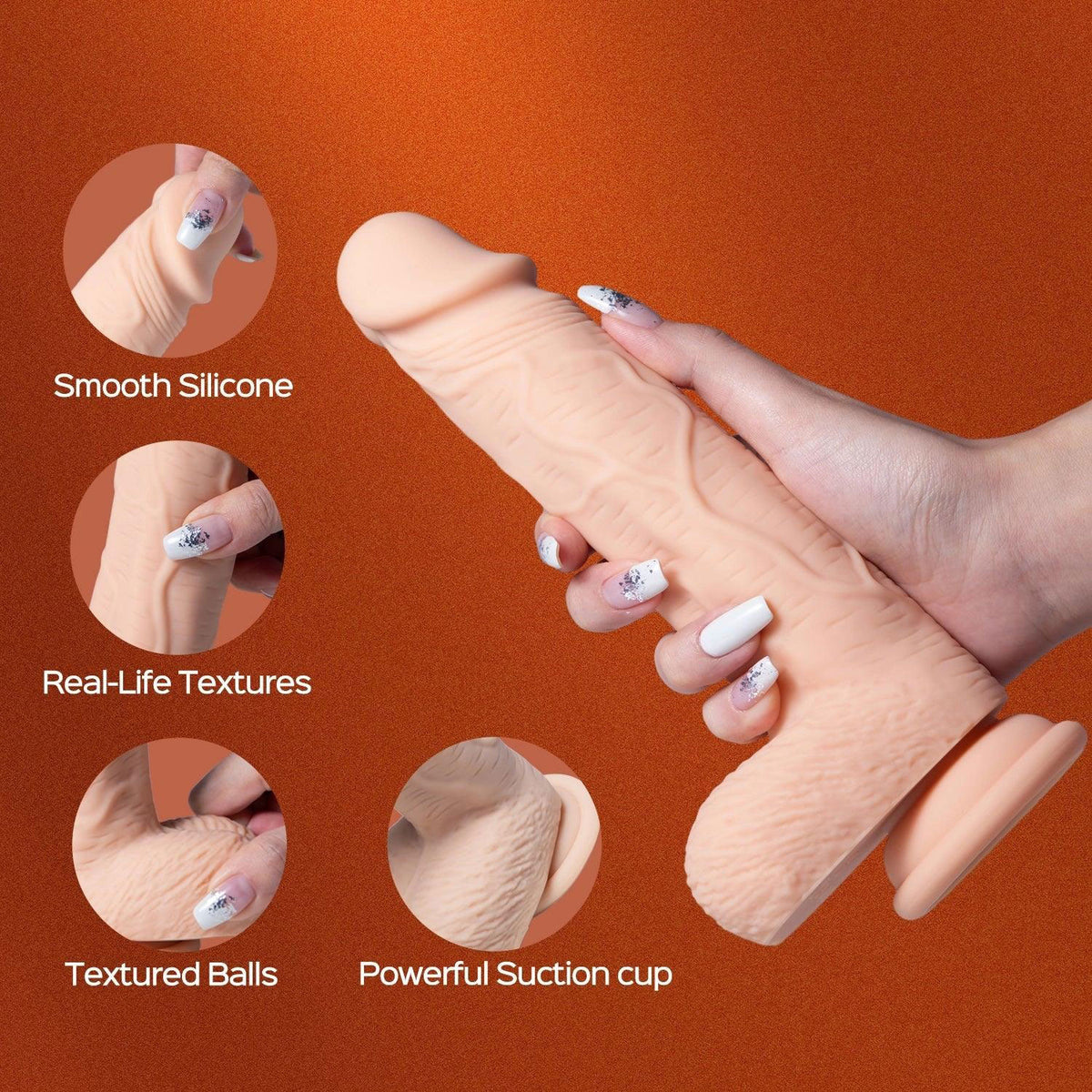 Paxton-App Controlled 7.5&quot; Realistic Thrusting Penetrator Dildo