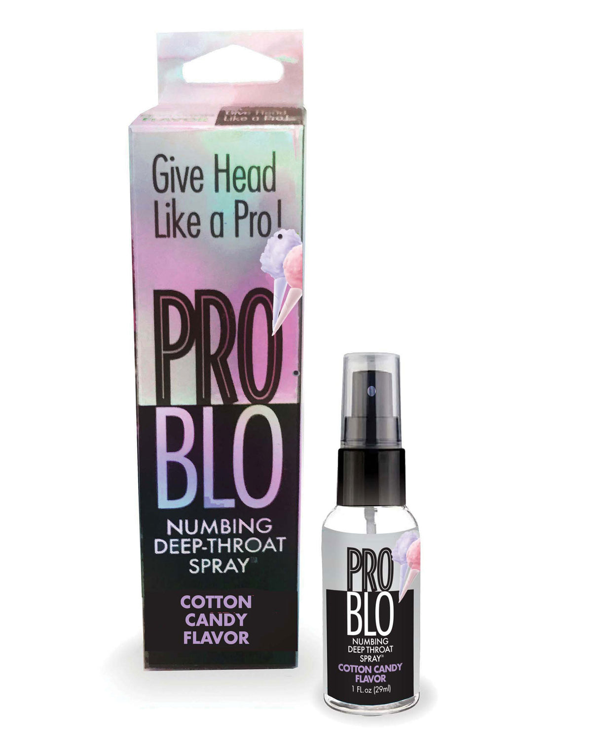 Pro Blo Throat Numbing Spray 1oz - Cotton Candy Default Title