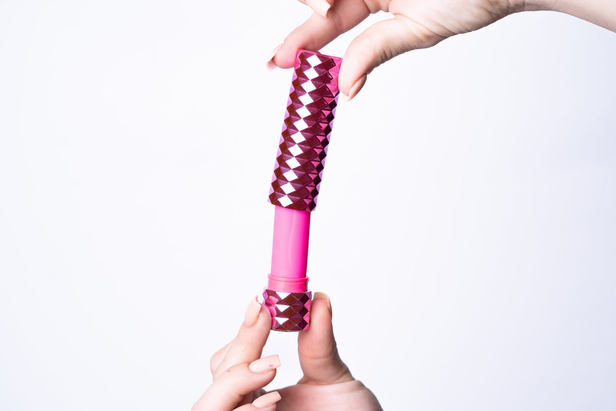 roxie crystal gem lipstick bullet vibrator pink