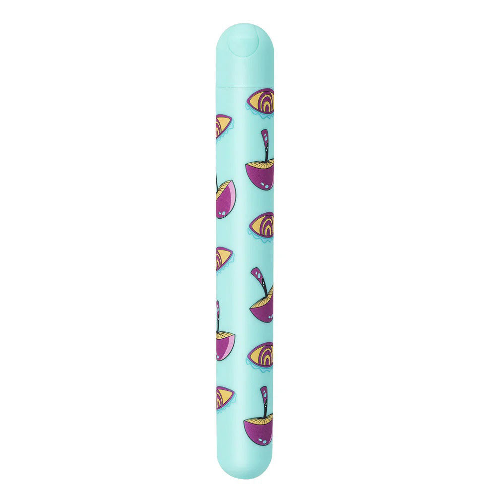 Lucy Mushroom Pattern Rechargeable X-Long Bullet - Blue