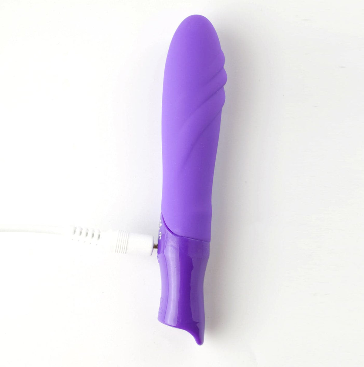 margo silicone textured bullet vibrator neon purple