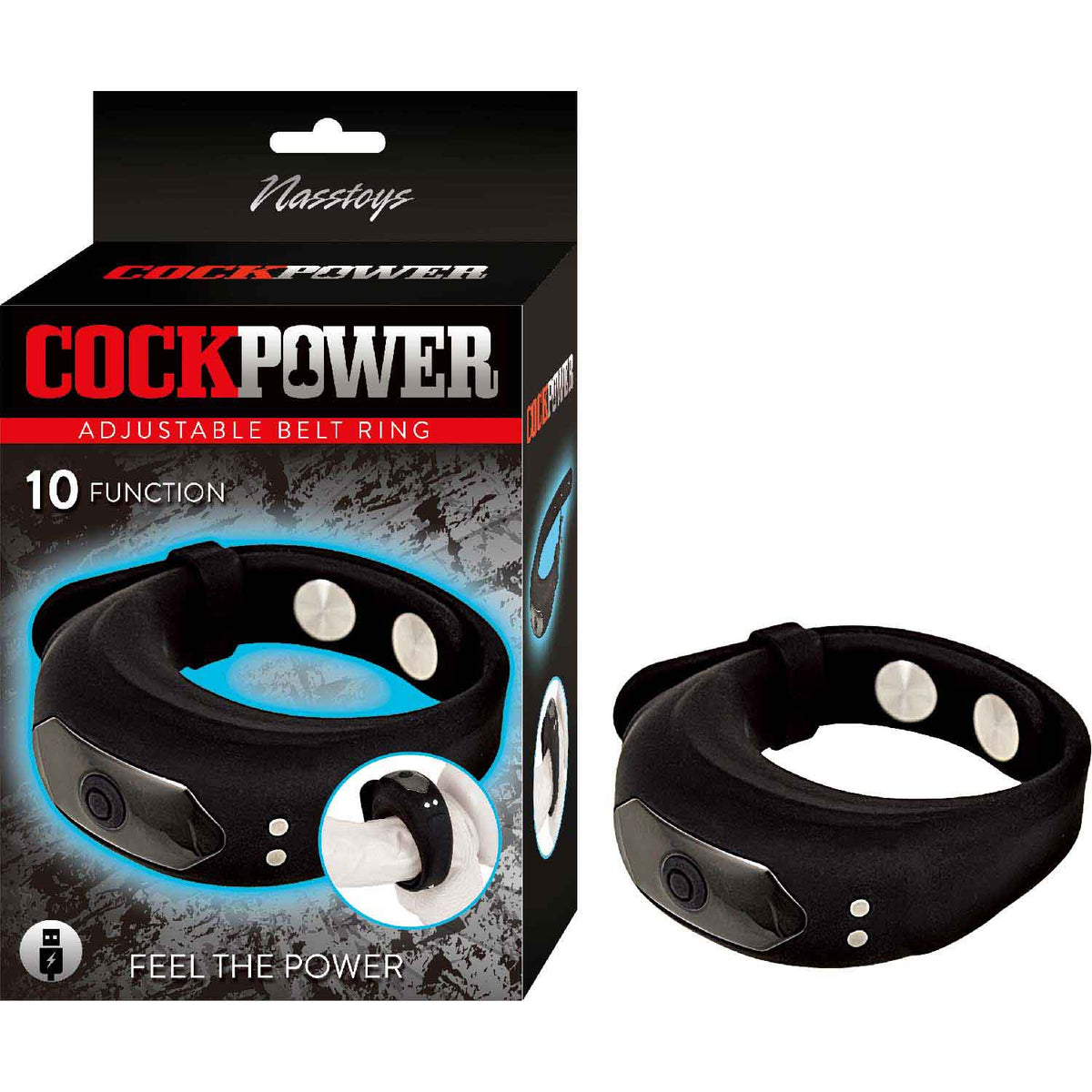 Cockpower Adjustable Belt Ring - Black Default Title