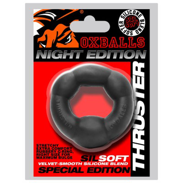 Thruster Bulge Lifter Cockring - Black