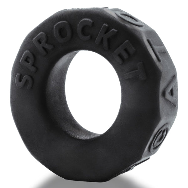 Sprocket Comfort No-Roll Cockring - Black