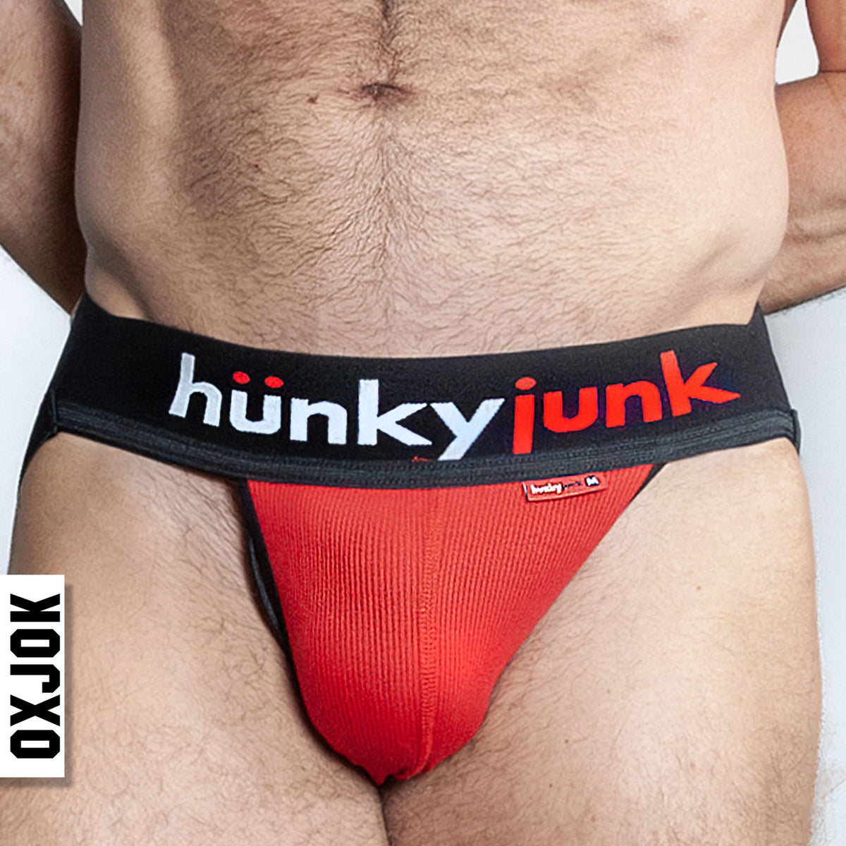 Hunker Comfy-Pouch Slider-Strap  Jock Red Hot Medium