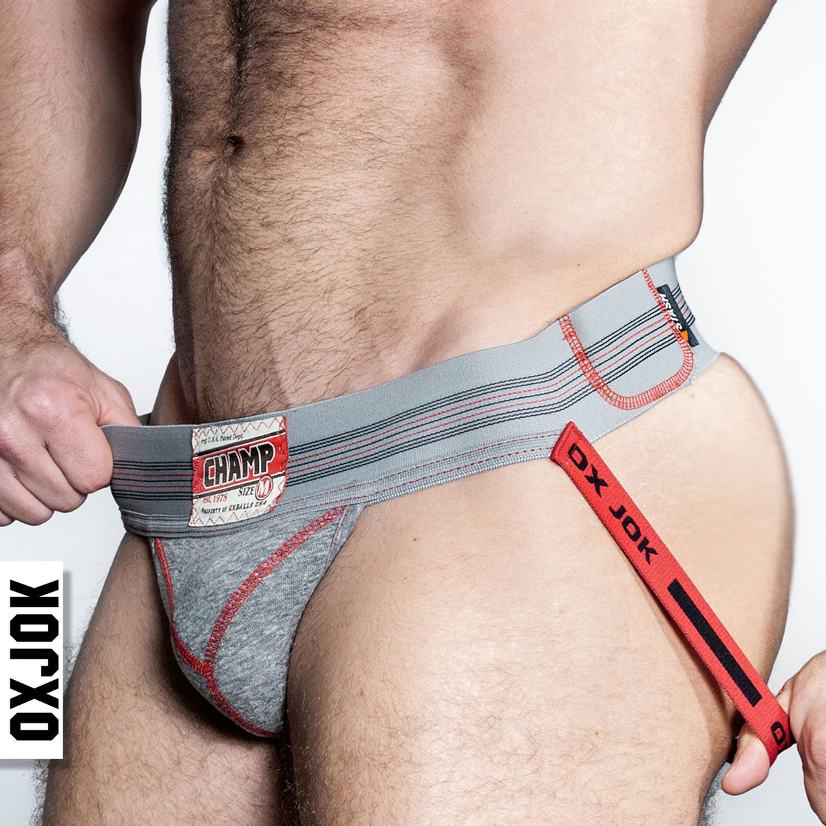 Champ Vintage Sweatshirt Jockstrap Gray Heather - Small