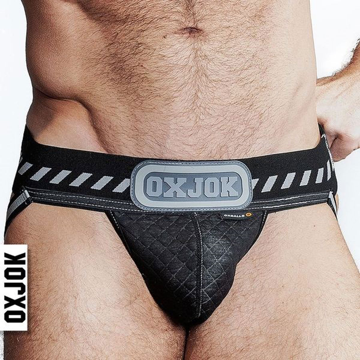 Packer Industrial Quilted Cargo Strapjock Black  Puff Small