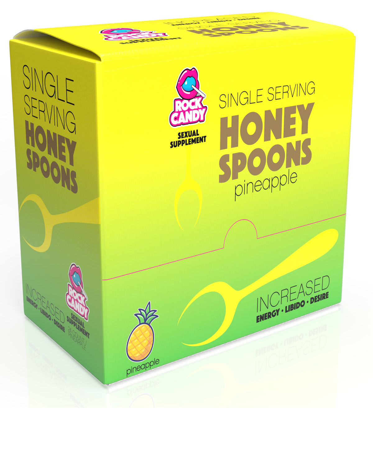 Honey Spoon Sexual Supplement - Pineapple  24 Ct Display