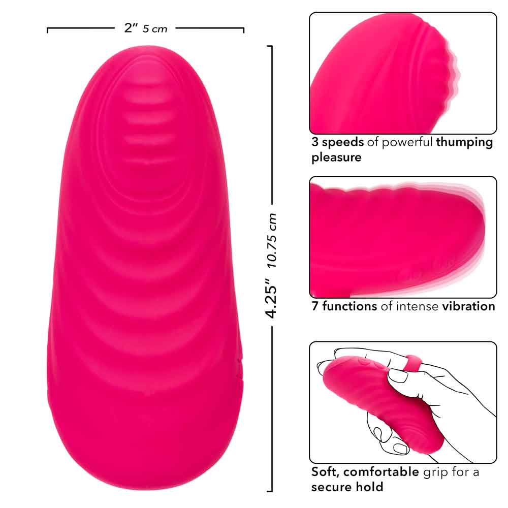 Envy Handheld Thumping Massager - Pink