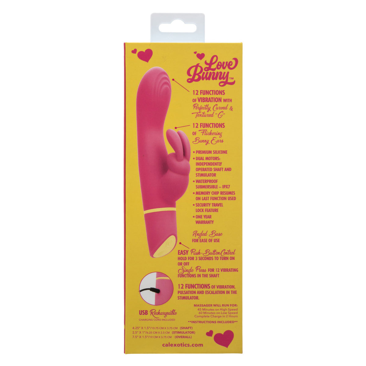 Love Bunny Vibrating &quot;G&quot; Bunny - Pink