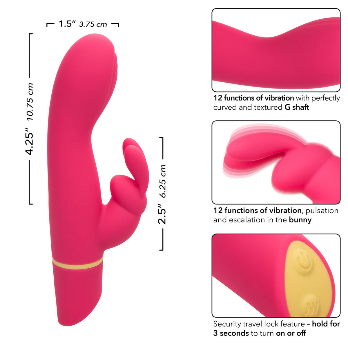 Love Bunny Vibrating &quot;G&quot; Bunny - Pink