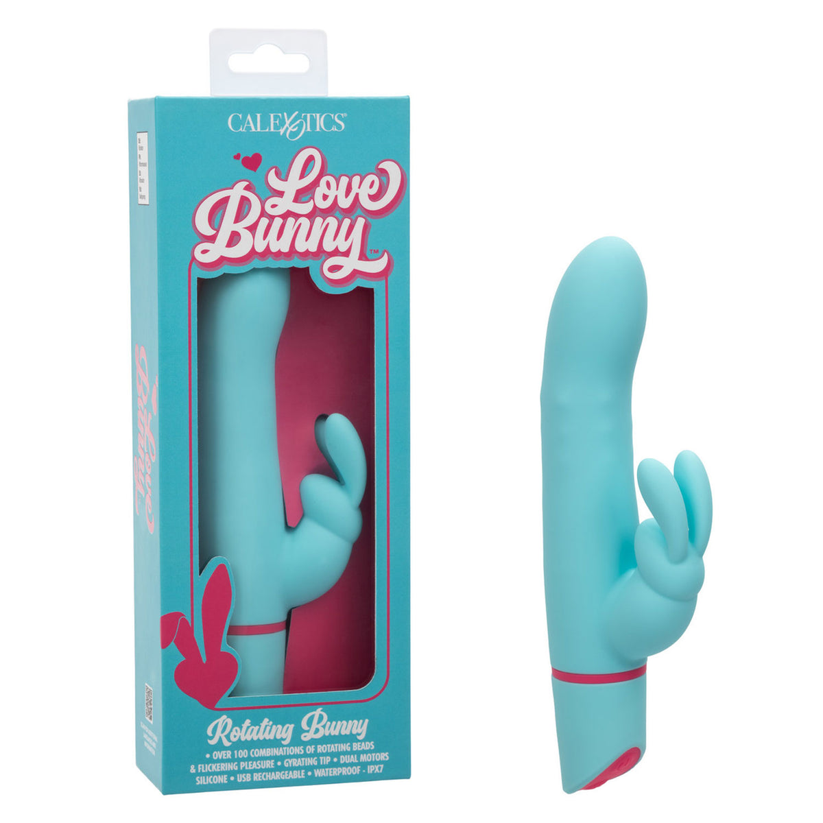 Love Bunny Rotating Bunny - Blue