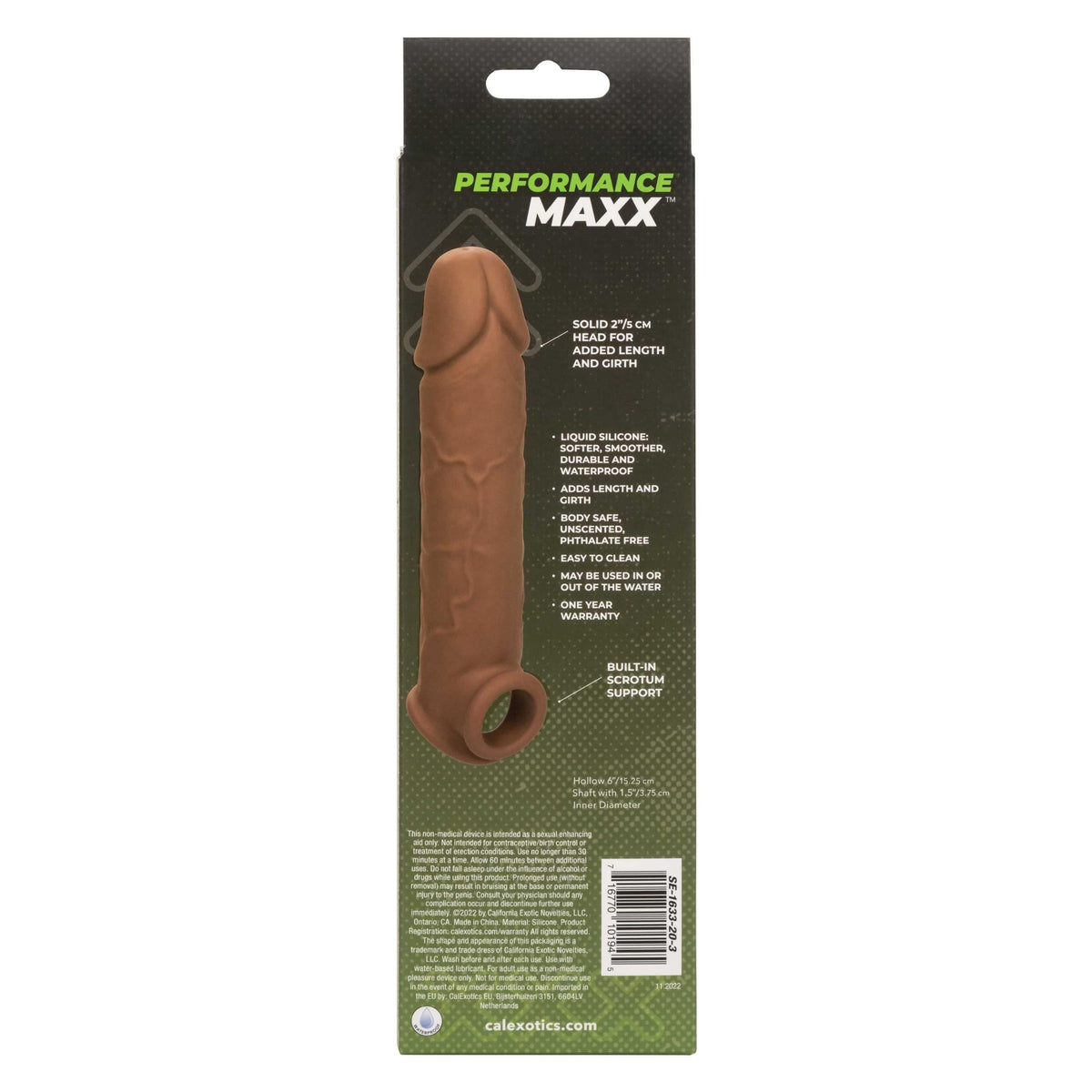 performance maxx life like extension 8 inch brown