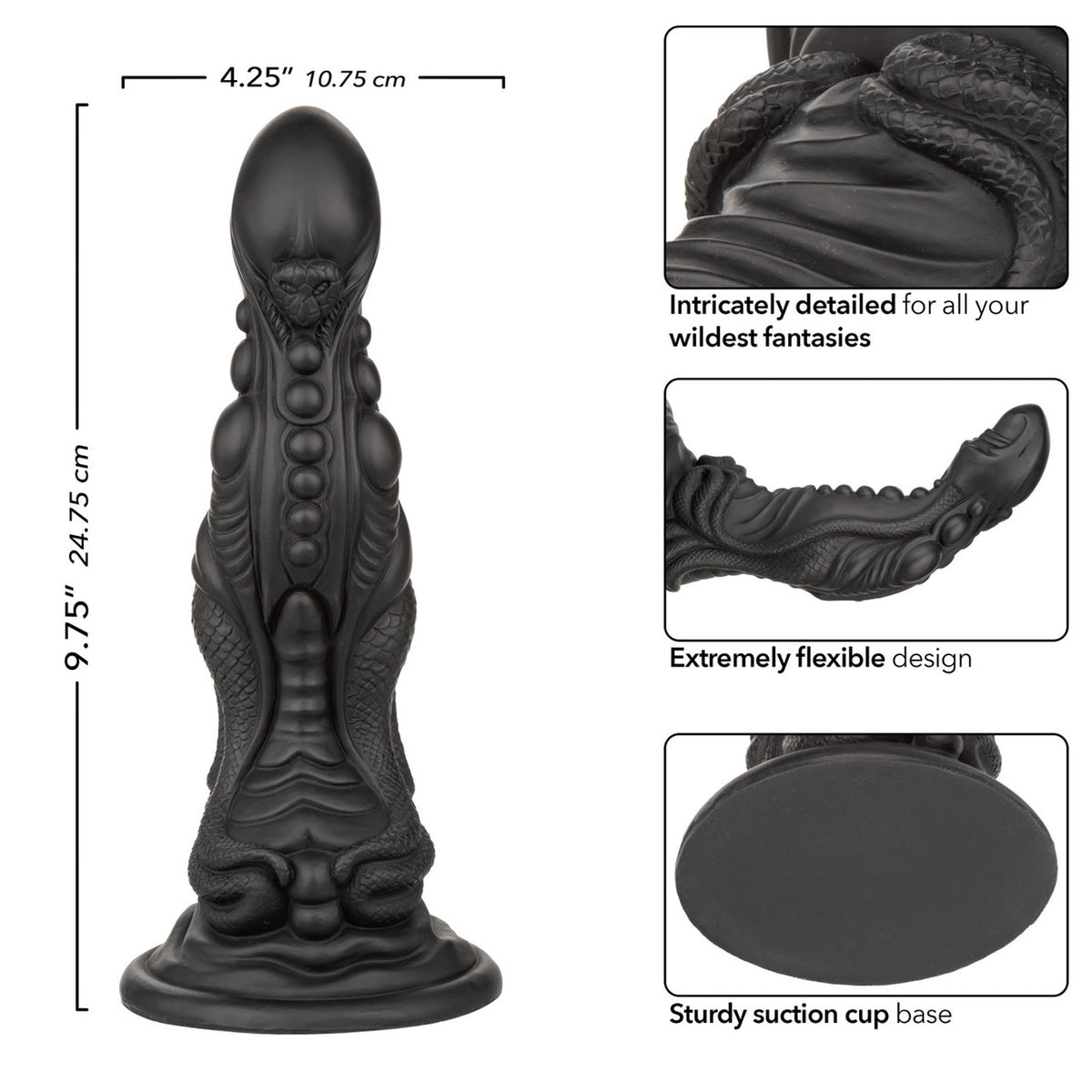 Monster Dong the Colossus 9.75&quot; - Black