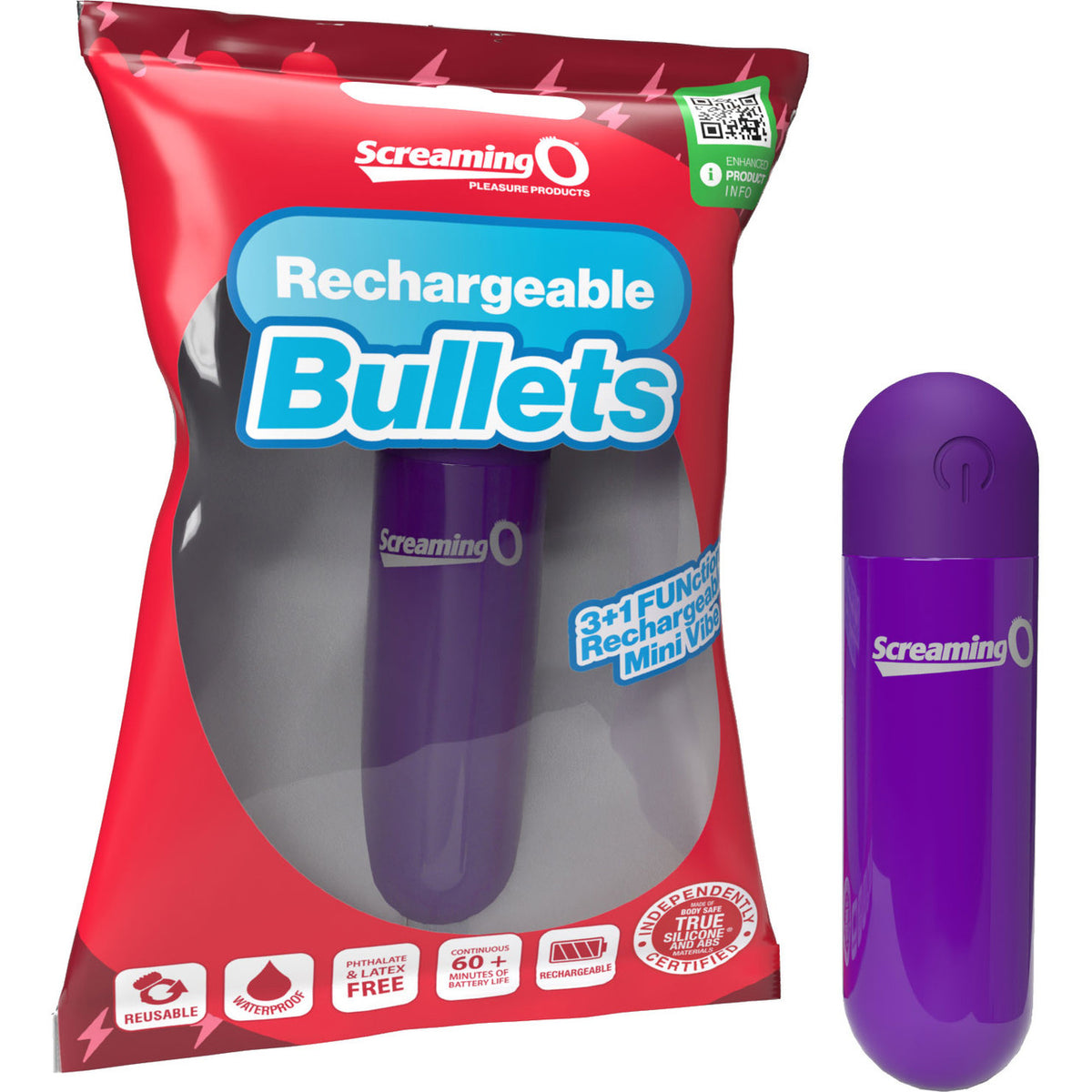 Screaming O Rechargeable Bullets - Purple Default Title