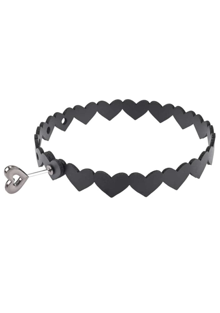 Heart Day Collar - Black