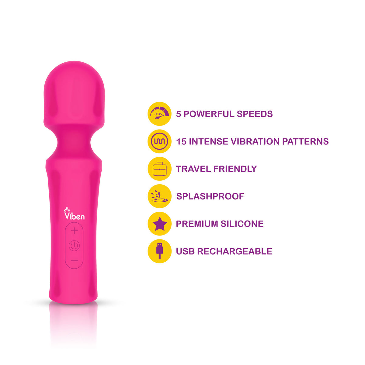 Presale Only - Mighty Muse - Hot Pink - Powerful Personal Wand - Massager