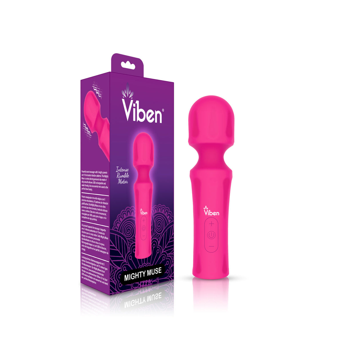 Presale Only - Mighty Muse - Hot Pink - Powerful Personal Wand - Massager