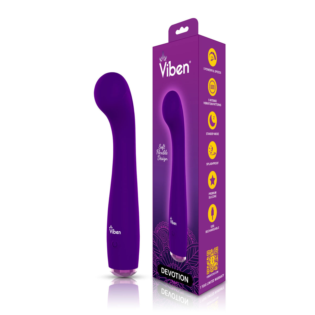 Presale Only - Devotion - Violet Intense  G-Spot-  Vibe