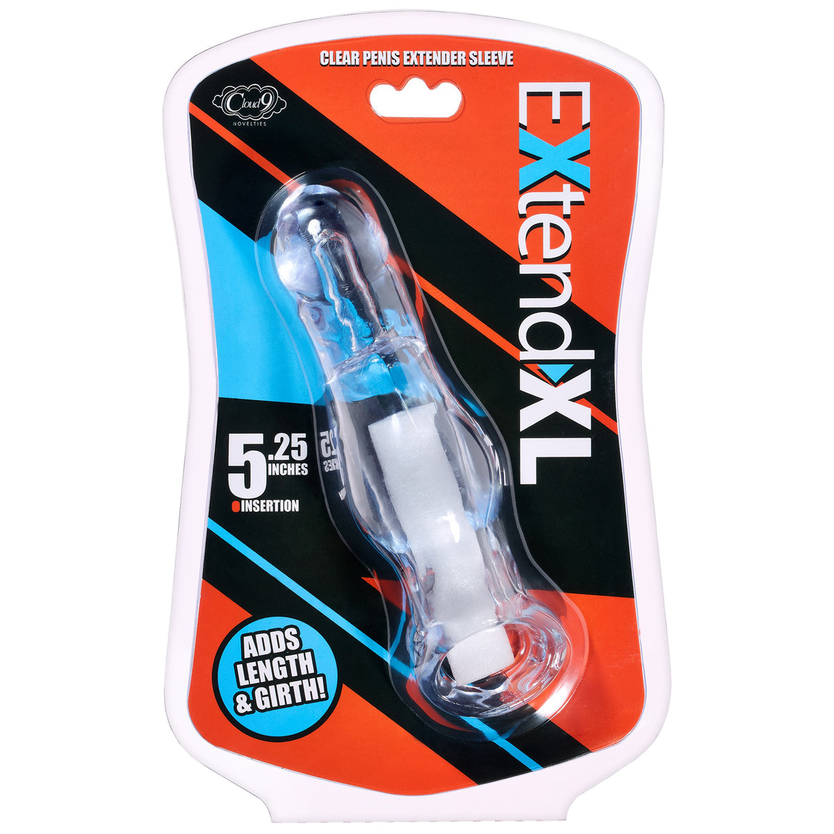 Extend XL Penis Sleeve 5.25&quot; - Clear