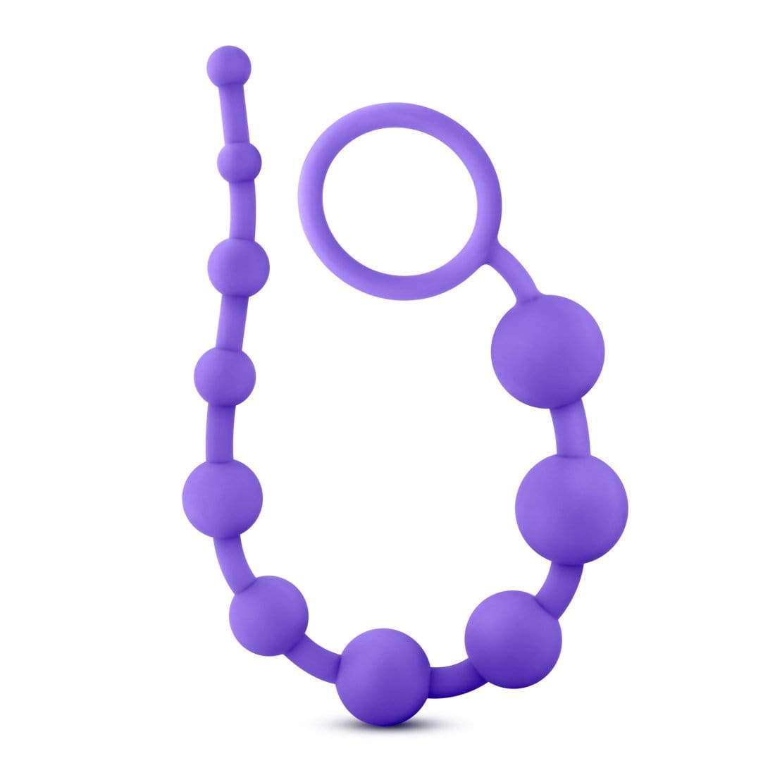 Blush Novelties   luxe silicone 10 beads purple