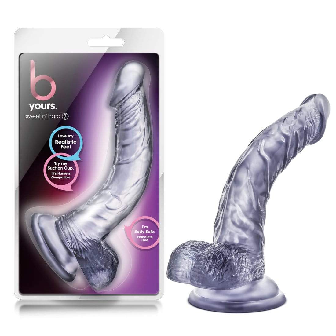 Blush Novelties   b yours sweet n hard 7 clear