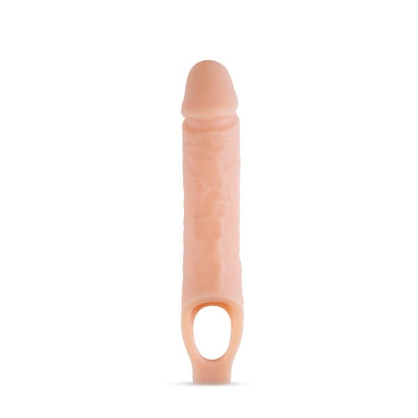 performance plus 10 inch silicone cock sheath penis extender vanilla