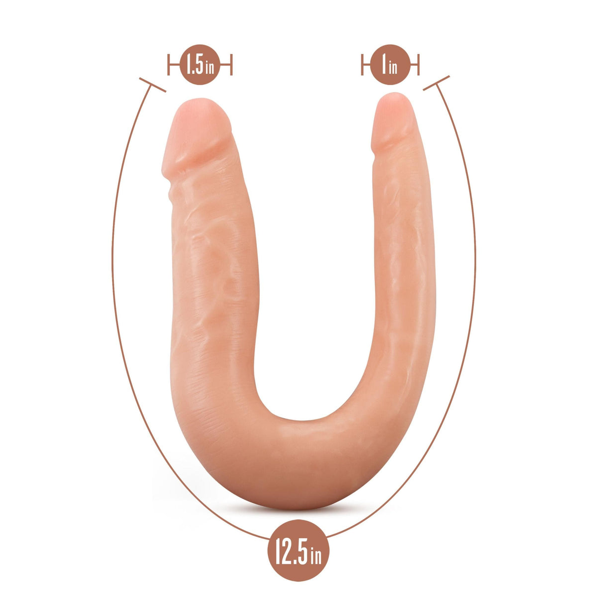 dr skin silicone dr double 12 inch double dong vanilla