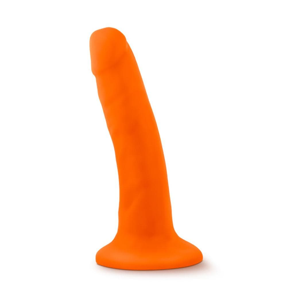 Neo - 5.5 Inch Dual Density Cock - Neon Orange Default Title