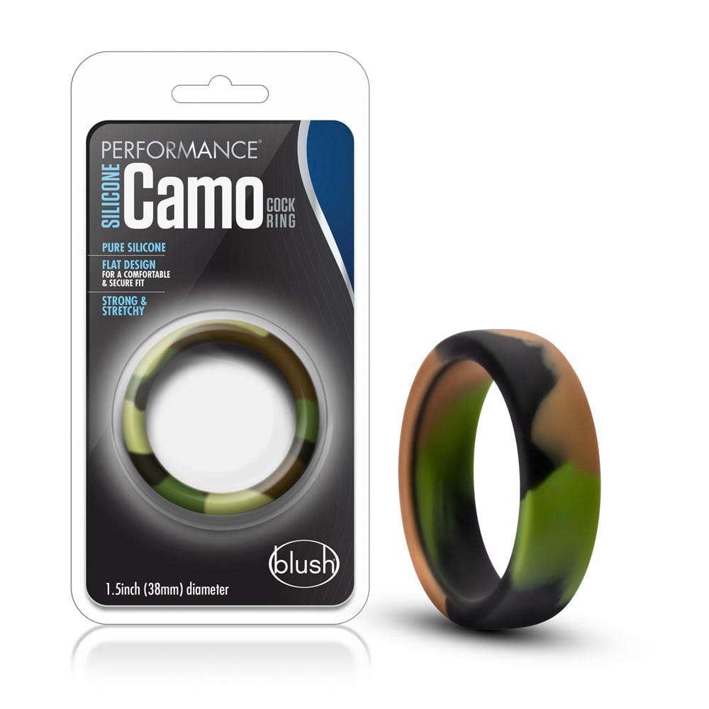 Performance - Silicone Camo Cock Ring - Green Camoflauge Default Title