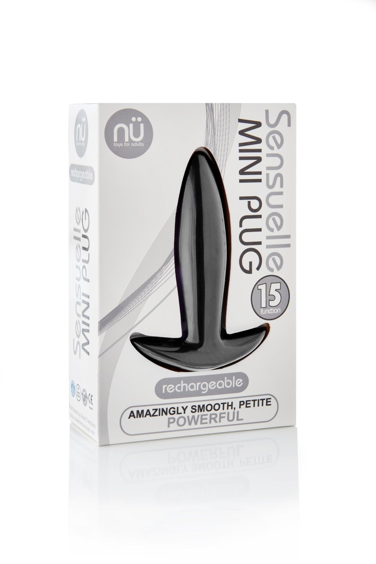 sensuelle 15 function mini plug black