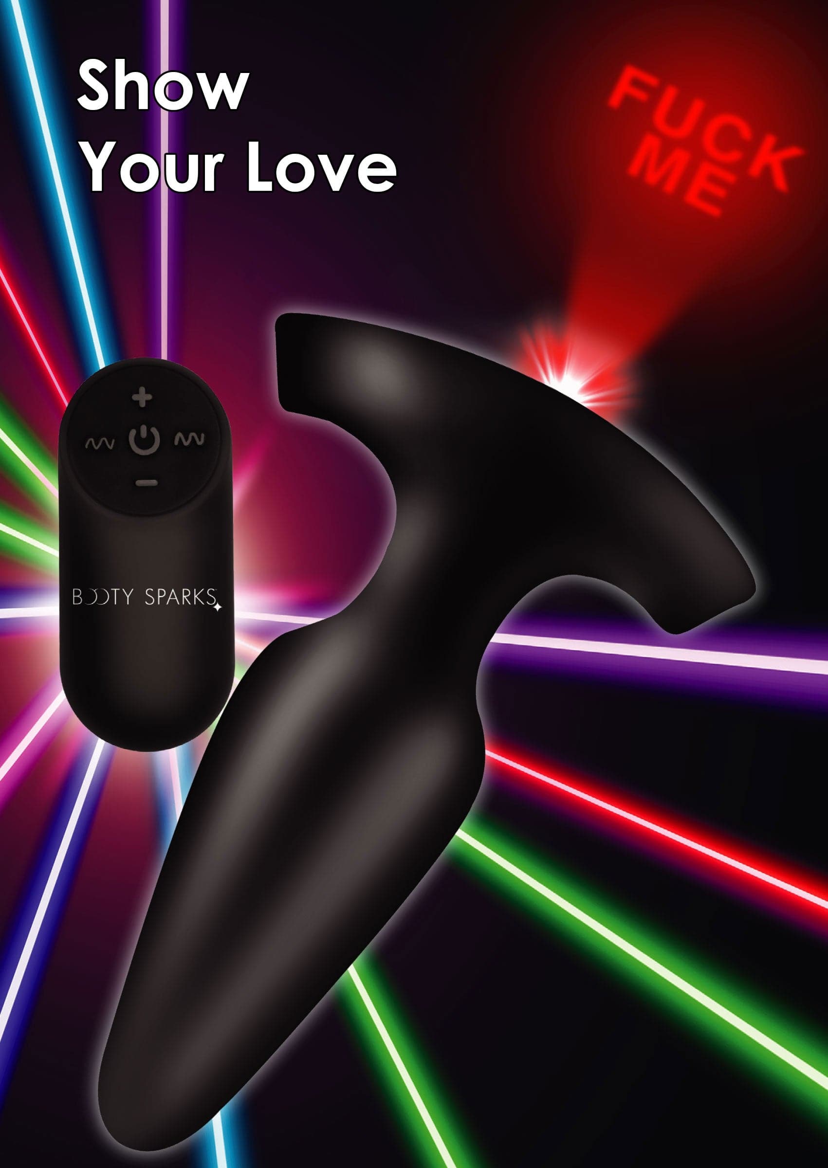 Laser Fuck Me Anal Plug With Remote Control - Small Default Title