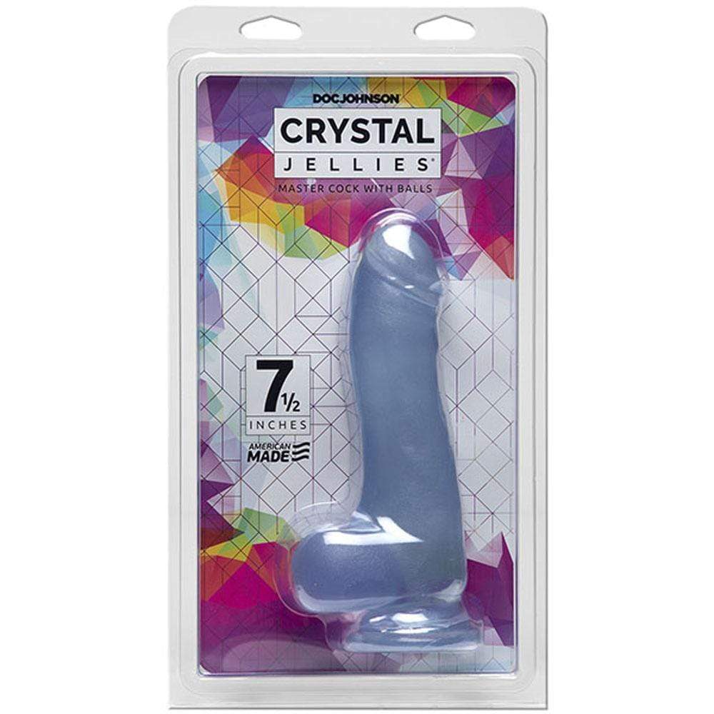 Crystal Jellies - 7.5 Inch Master Cock With Balls Default Title