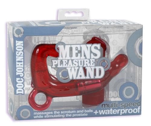 mens pleasure wand red