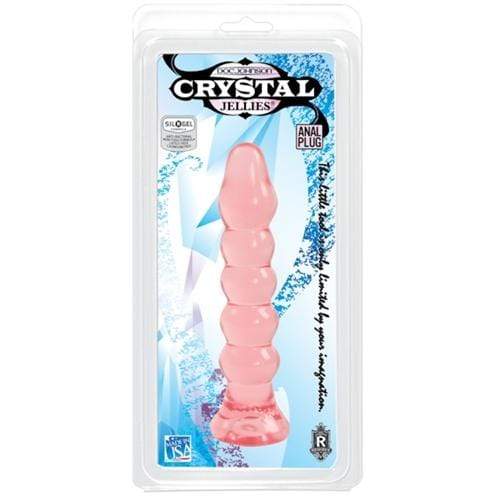 crystal jellie anal plug pink