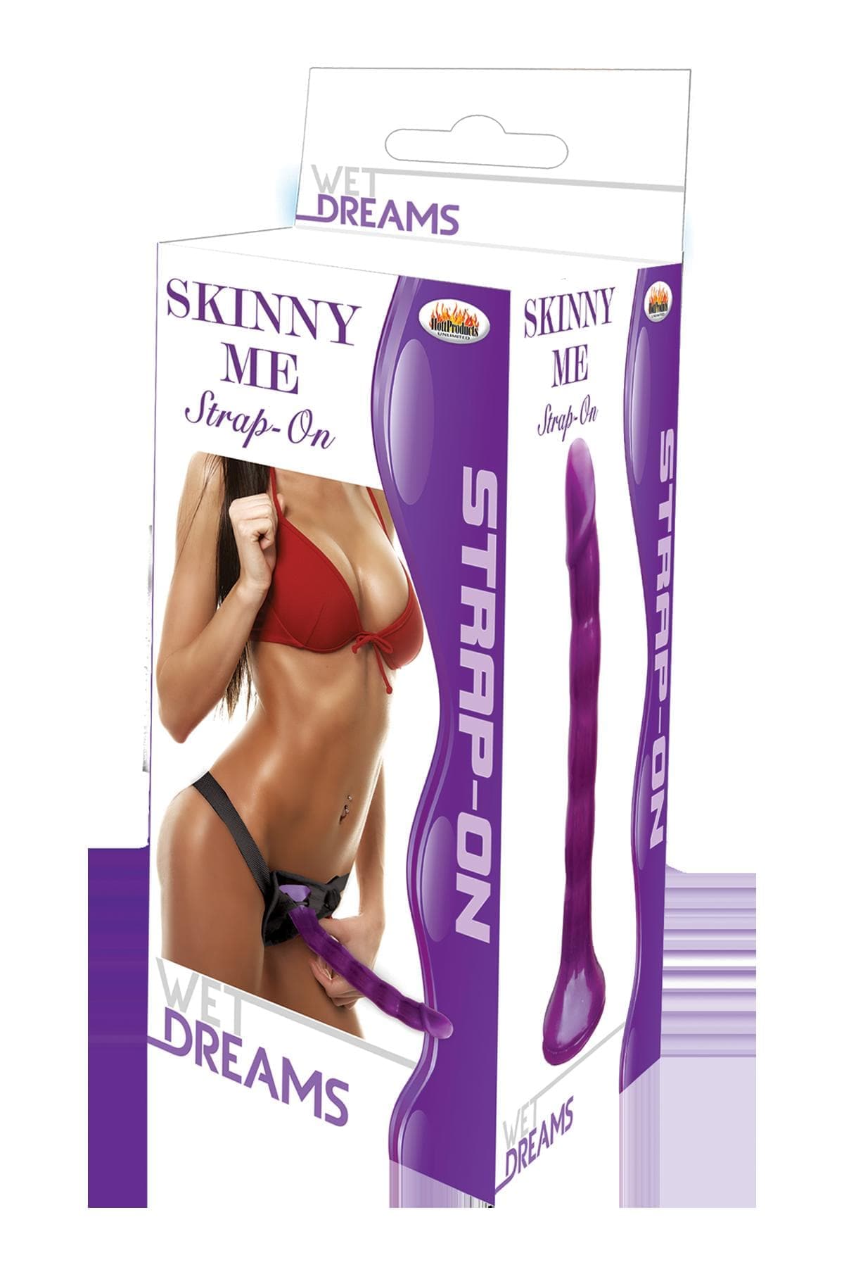 wet dreams skinny me strap on purple