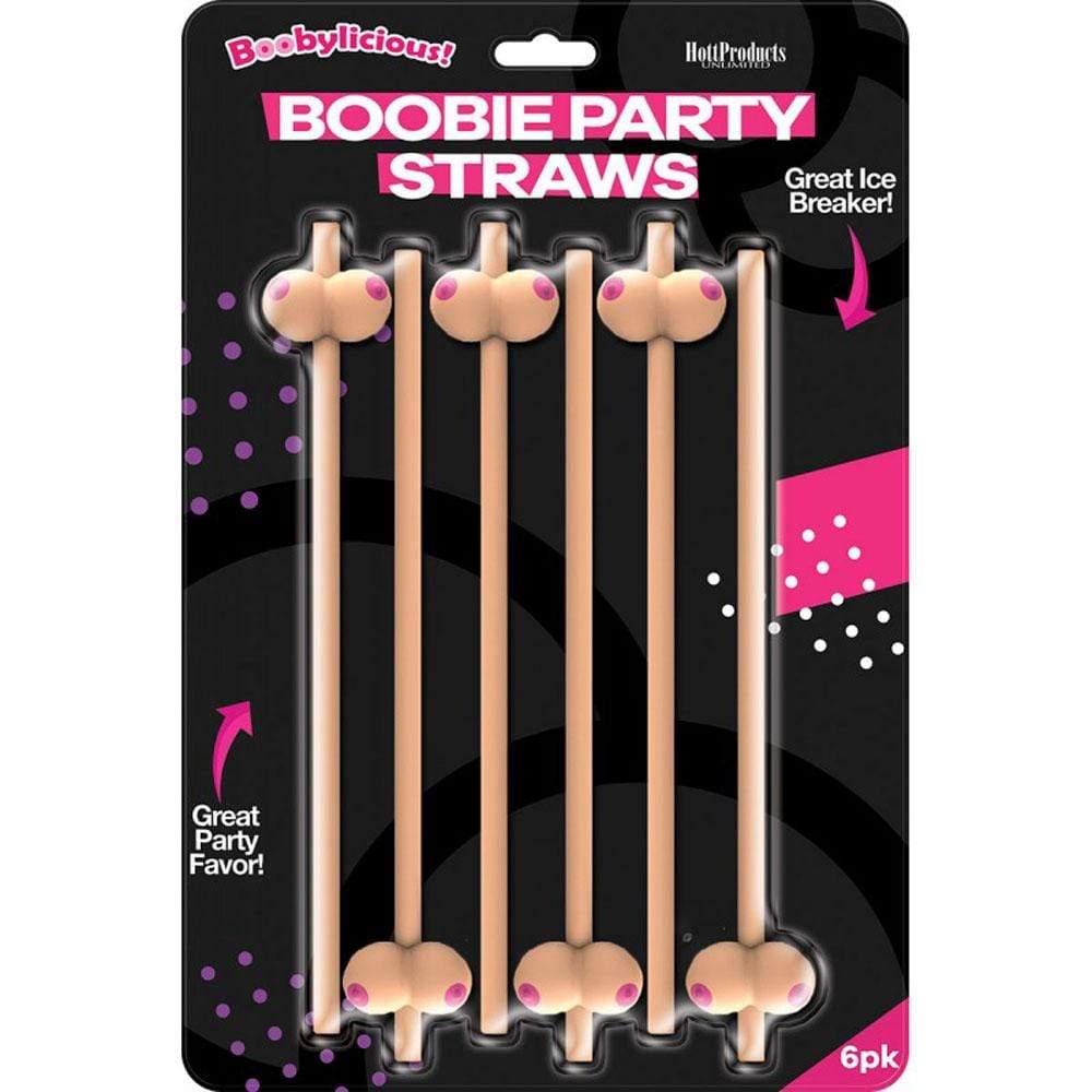 Boobie Straws 6 Pk (Flesh Color) Default Title