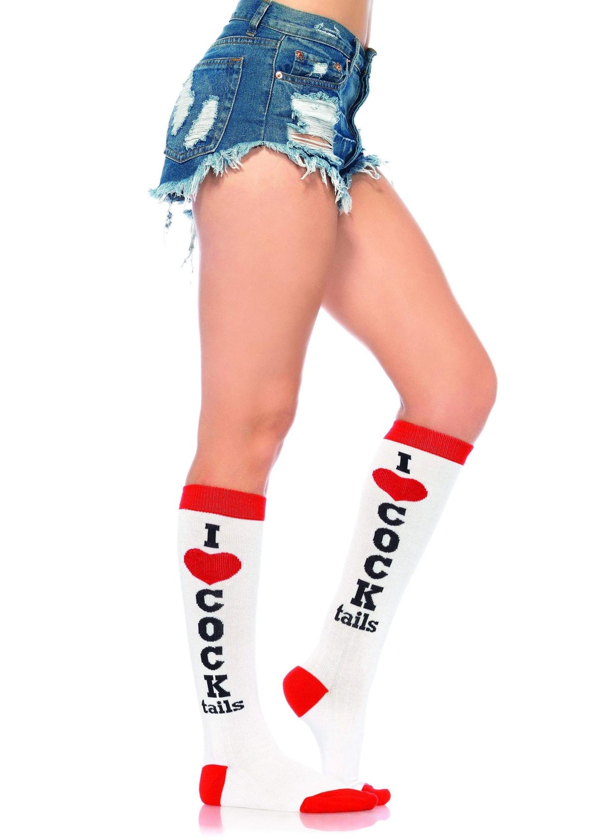 cocktails knee high socks one size