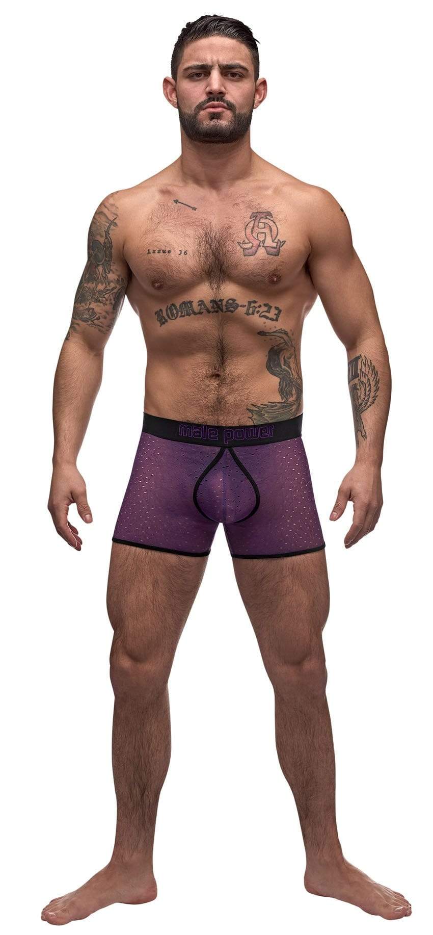 Airotic Mesh Enhancer Short - Purple - Medium Default Title