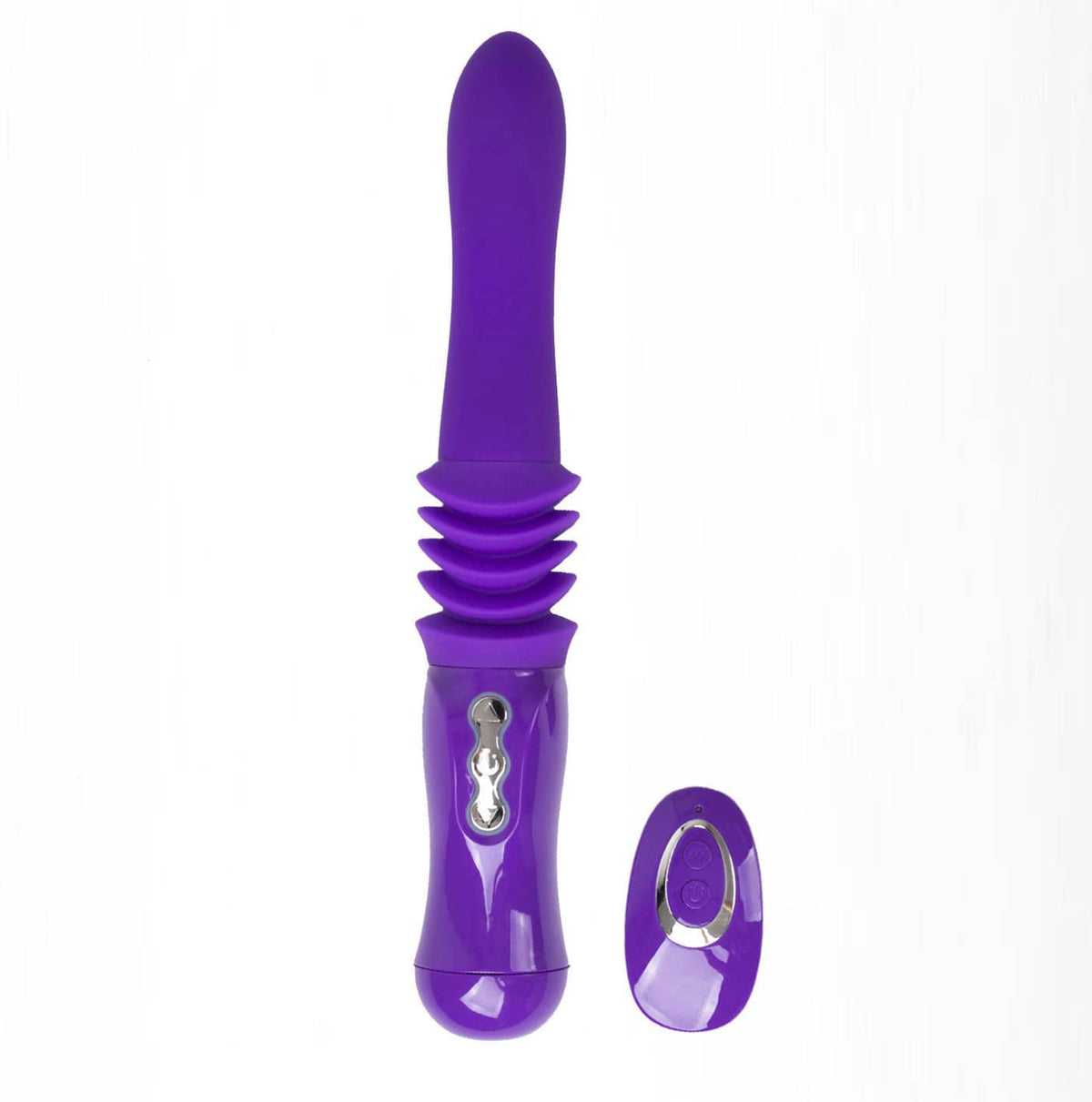 Monroe USB Rechargeable Silicone Thrusting Portable Love Machine - Purple Default Title