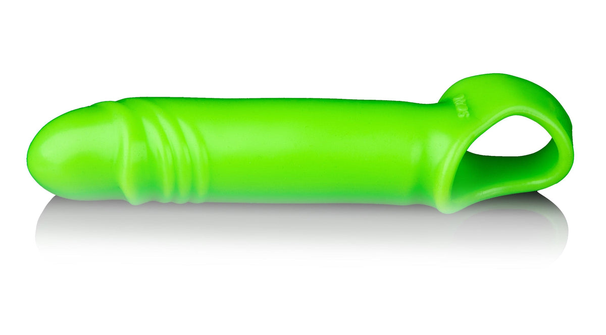 smooth stretchy penis sleeve glow in the dark