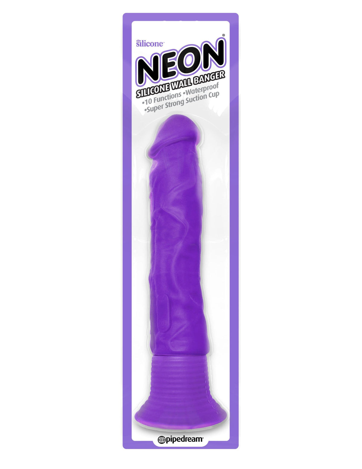 neon silicone wall banger purple